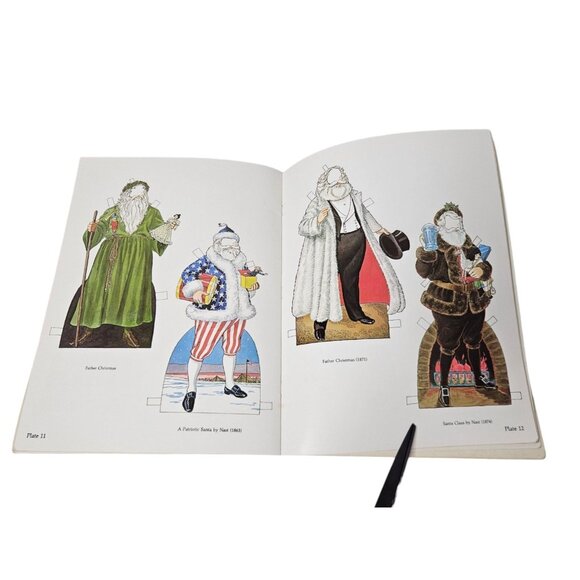 VTG Tom Tierney Santa Claus Paper Dolls in Full Color UNCUT 16 Plates 1983 Dover - Picture 10 of 14